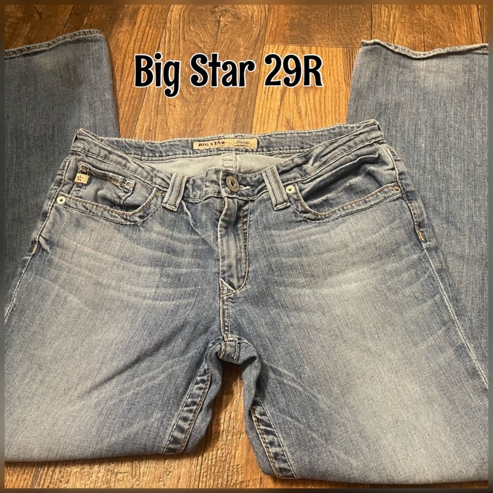 Big Star Maddie Mid Rise Boot Cut Jeans 29R